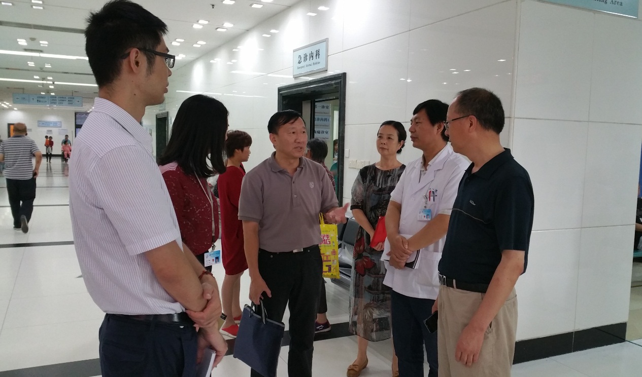 市委“百组千支”第三督查组督查市一院“两学一做”学习教育工作