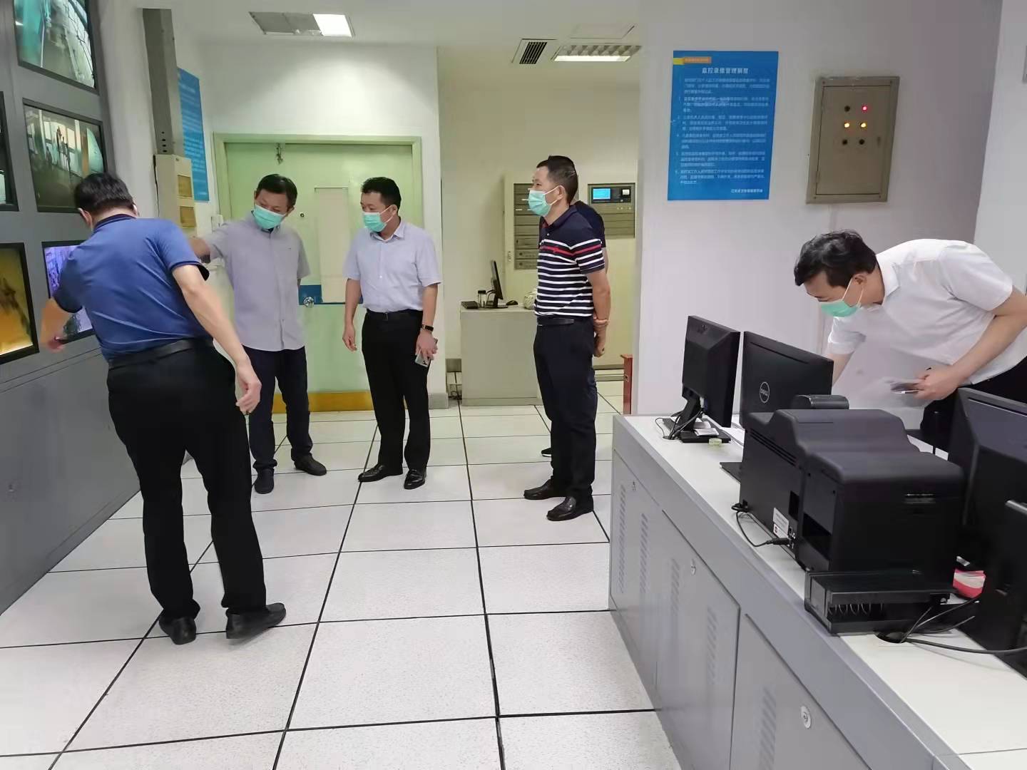市卫健委安全生产督导组来院检查